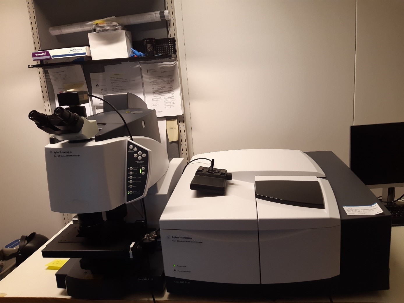 The Cary 620 FTIR microscopes coupled with Cary 660 IR spectroscopes ...